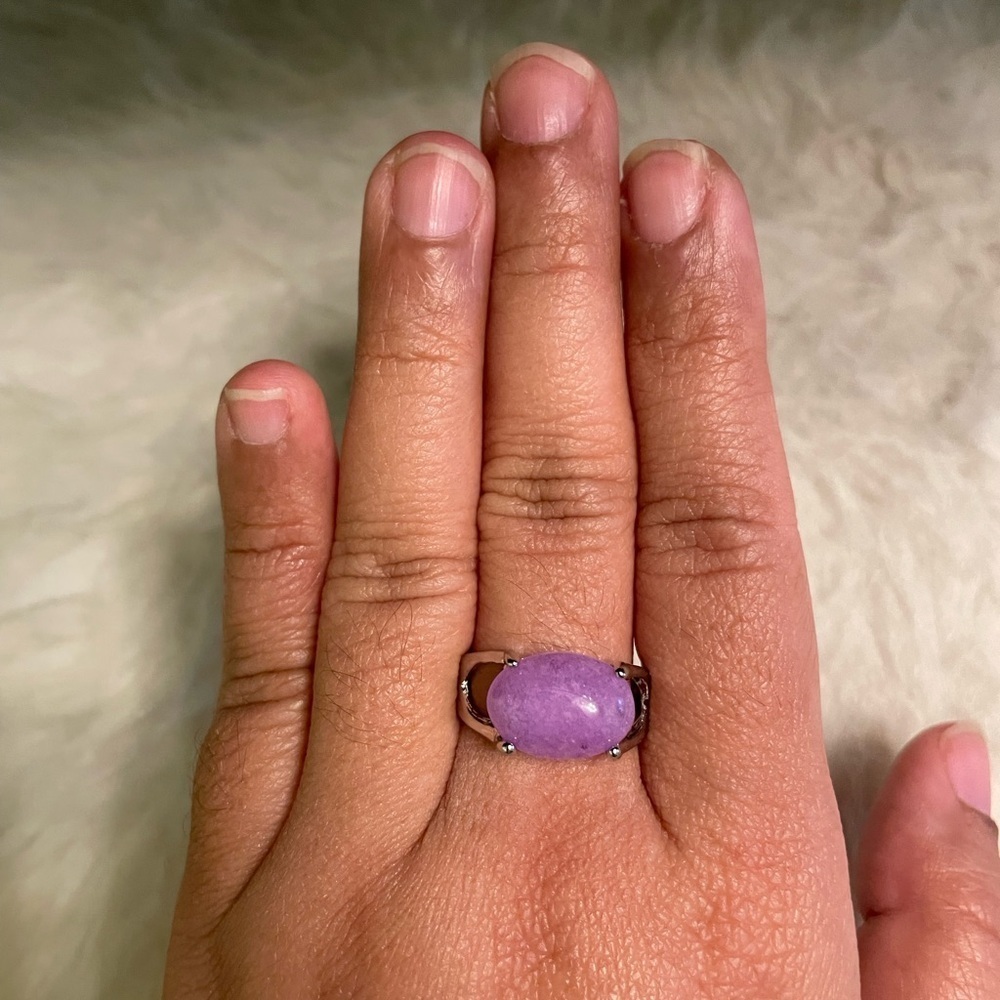 Purple stone ring - Picture 6 of 6